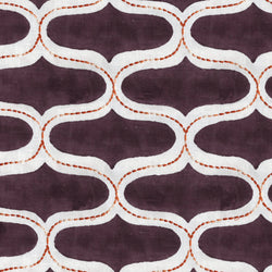 Juhu - Brinjal Purple / Small Cut - 2 yards