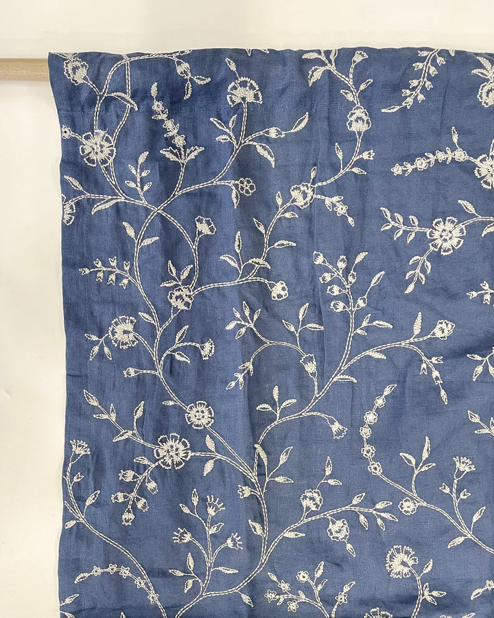 Lalbagh - Indigo / Drape with rod pocket - 53