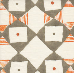 Broadway - Plaza Orange / Drape with rod pocket - 80